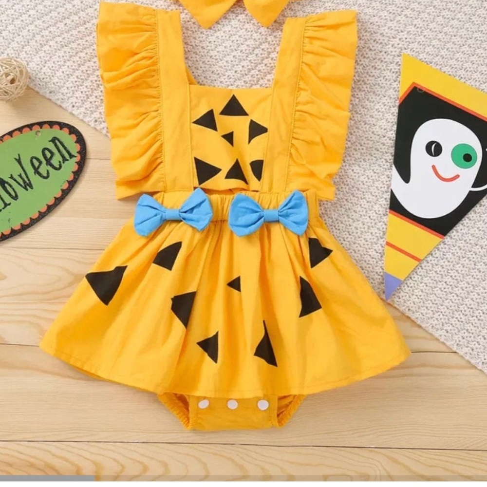 Flint stones Pebbles Halloween costume